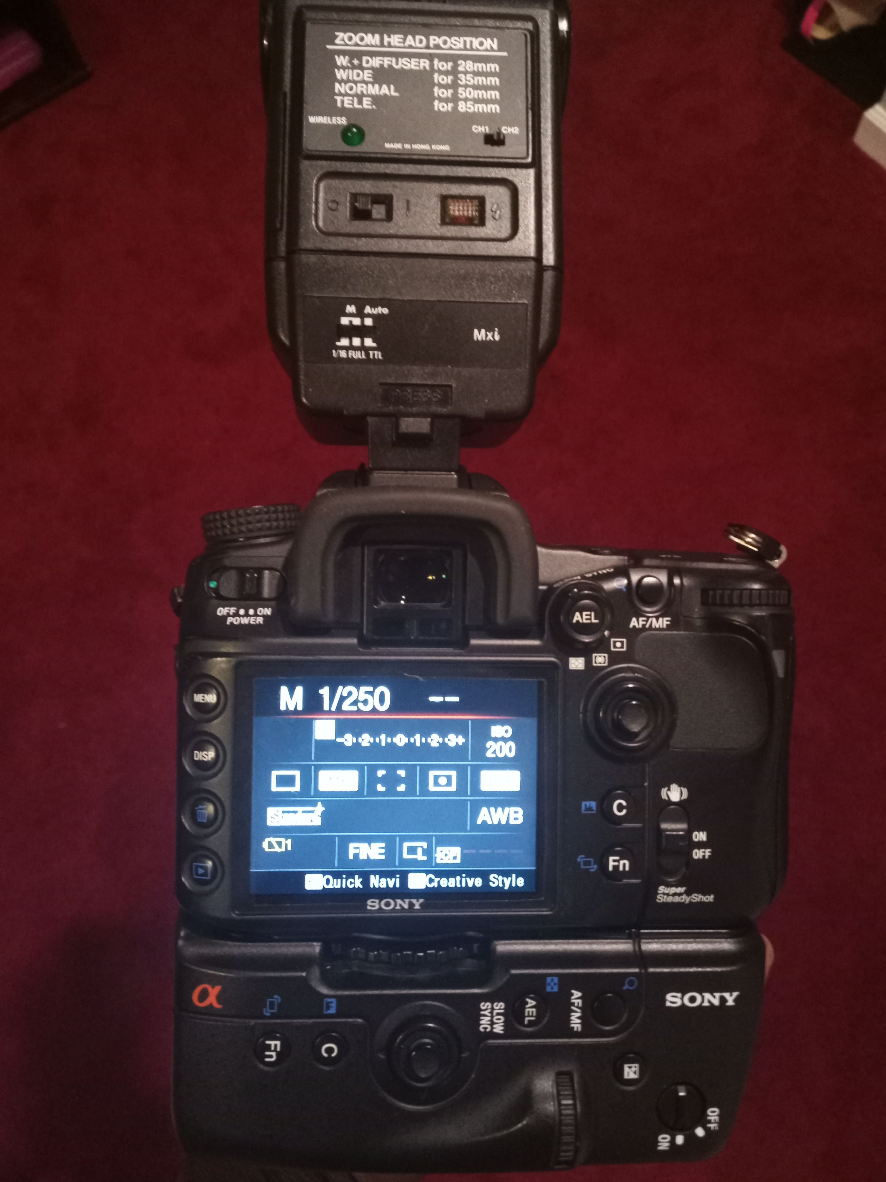Sony Alpha DSLR-A700 Digital SLR Camera - Black