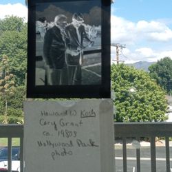 Original Negative Of Howard W.  Koch With CARY GRANT  Hollywood Park