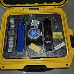 Invicta Blue Watch w/Case New