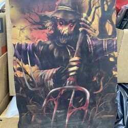 New Large 3D Lenticular Cutout Halloween Decoration Props