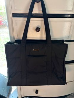 Loveook Black Nylon Tote Bag