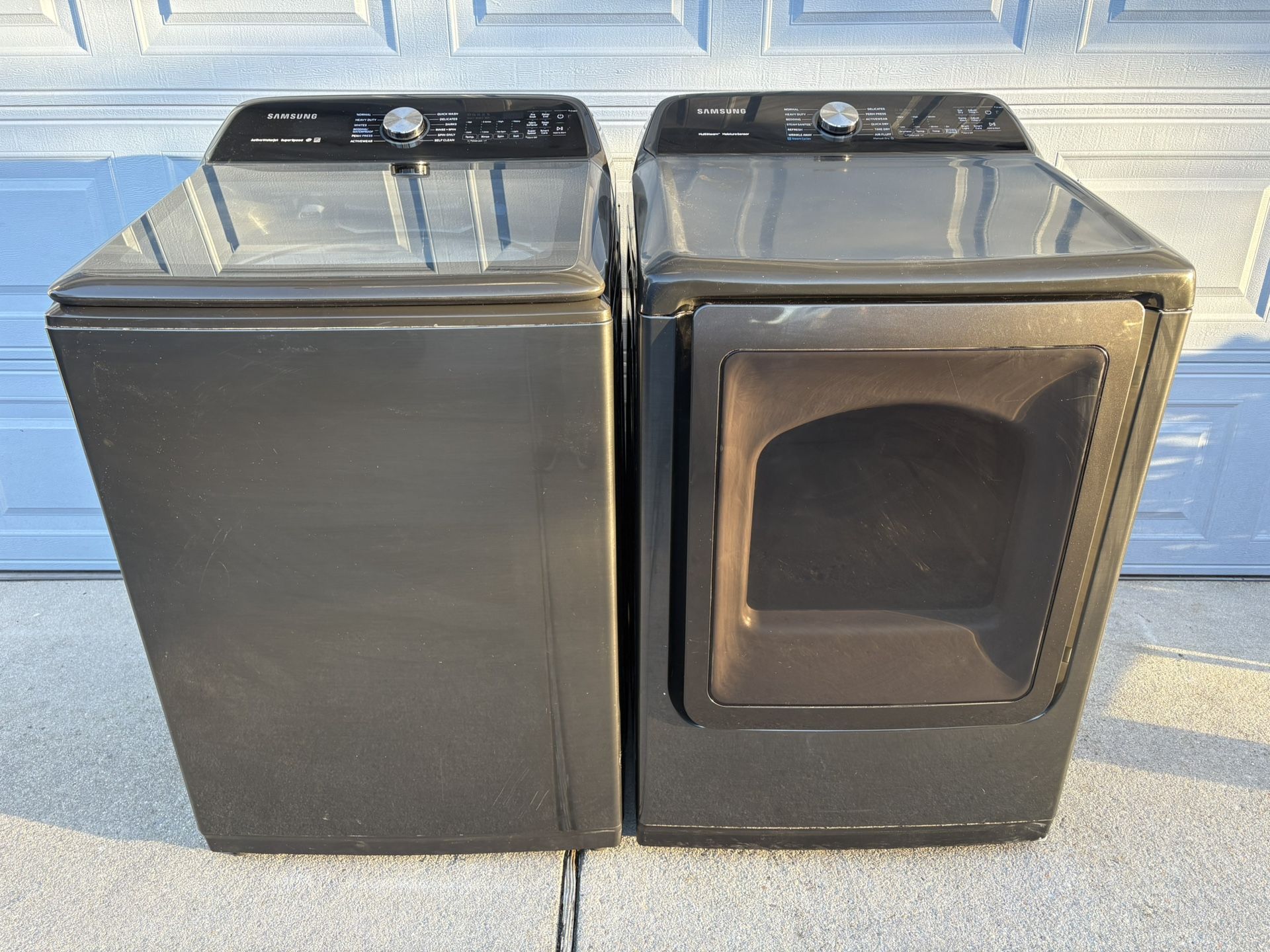 SAMSUNG SUPER CAPACITY WASHER AND STEAM DRYER