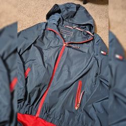 Womans Tommy Hilfiger Windbreaker Sz Small