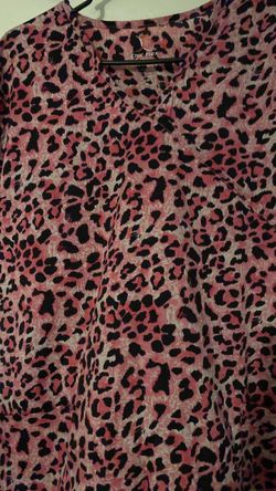 Chic Flex Pink Leopard Print Top