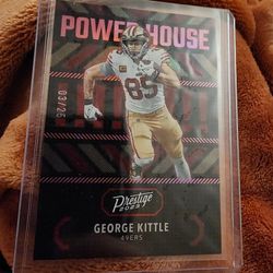 Numbered George Kittle Card /25