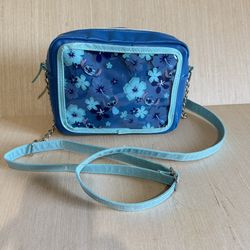 Disney Parks Purse Bag Lilo & Stitch Floral Theme Preowned New Condition Read!! 