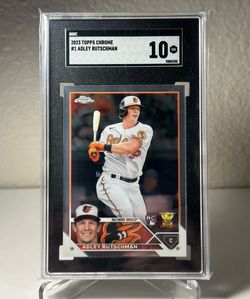 2023 Topps Chrome SGC 10 Adley Rutschman RC ORIOLES #1