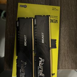 FURY BEAST DDR5 RAM 2X8GB
