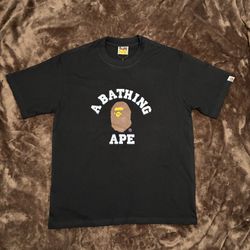 BAPE College Tee Black