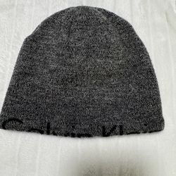Calvin Klein Charcoal Gray Knit Beanie