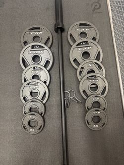 plates and Barbell