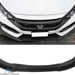 Fits 17-21 Honda Civic Si Hatchback PU GT Style Front Lip Spoiler