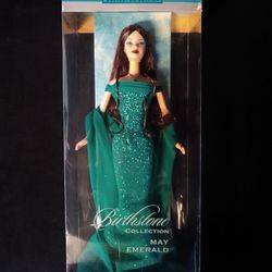 May Birthstone Barbie 2002