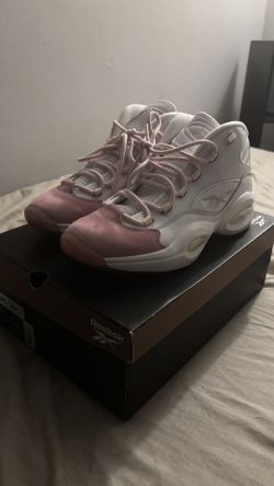 Reebok Question Mid - Pink And White (10.5)