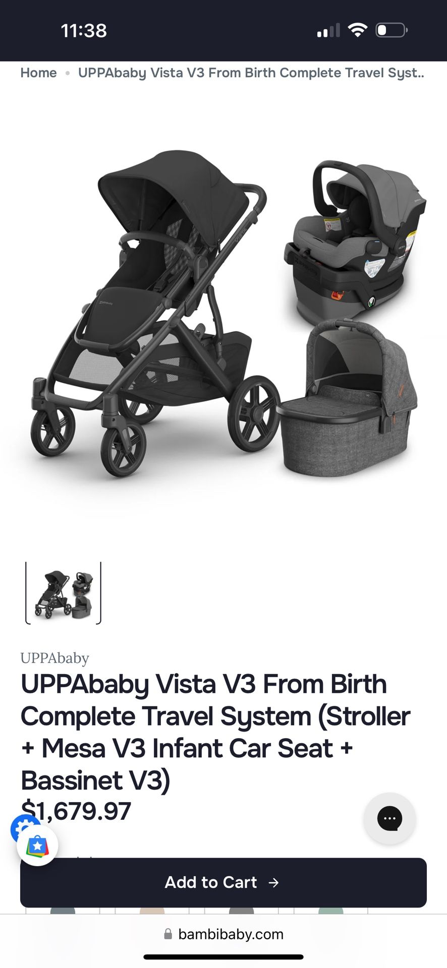 UPPA BABY TRAVEL SYSTEM