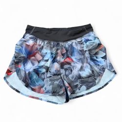 Lululemon Fast and Free Reflective High-Rise Classic-Fit floral Short 3"