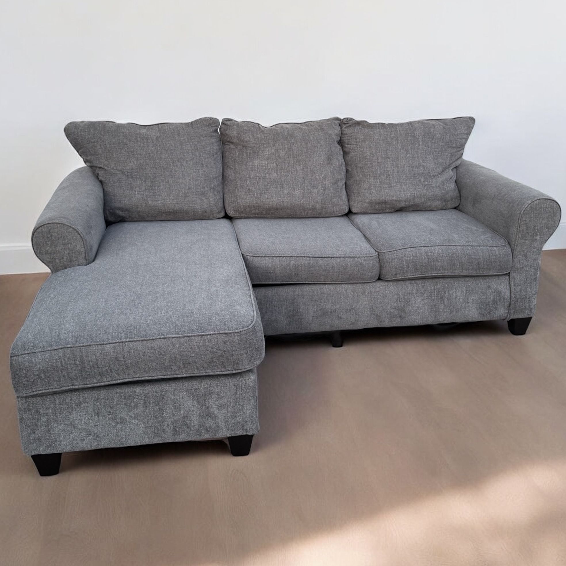 GREY SECTIONAL COUCH 