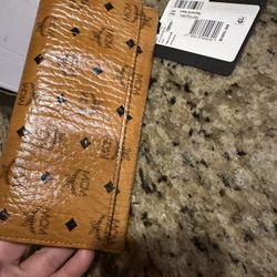 Authentic MCM Trifold Flap Wallet