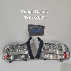Dodge Dakota 1997-2004 Headlights 