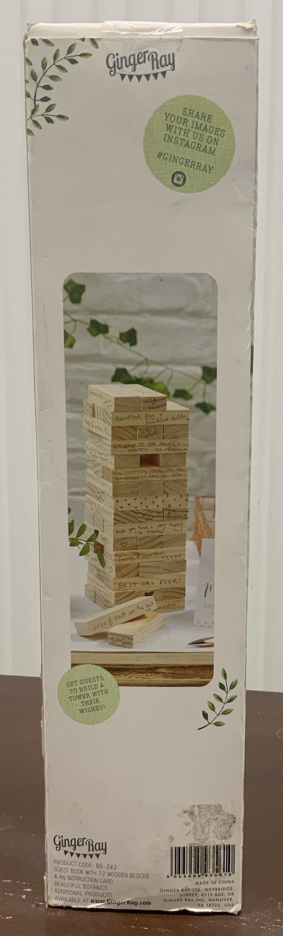 🔥BRAND NEW🔥 GINGER RAY 72 Piece Wooden JENGA Blocks... Value $35... 🚚MOVING OUT OF STORAGE📦