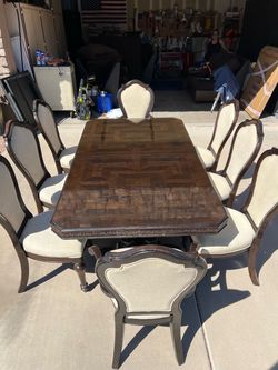 Large Dinning Table Set