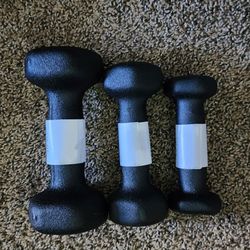 Set of Weights 1Lb 2Lb 3Lb