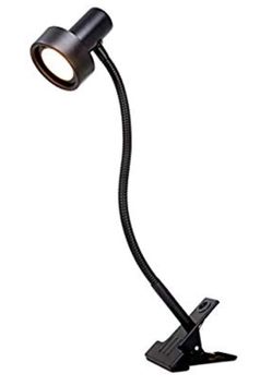 Desk lamp. Black and Silver. Dimmable.