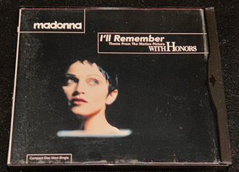 Madonna CD I’ll Remember Theme From The Motion Picture With Honors 1994