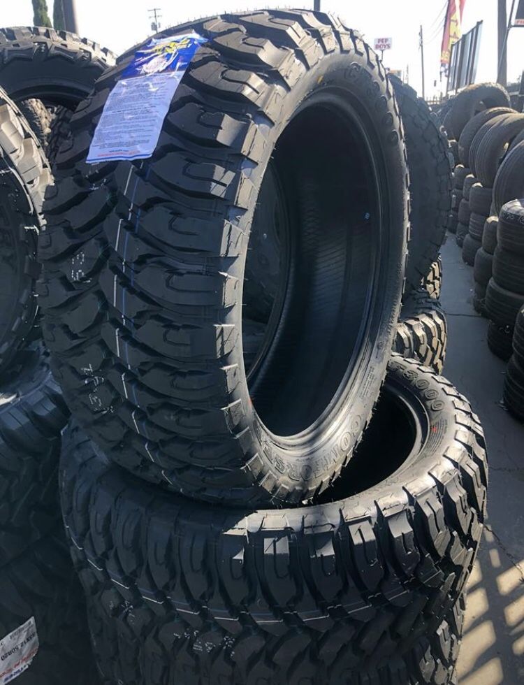 LT 305x12.50x22 Mud Terrain Tire Set on SALE