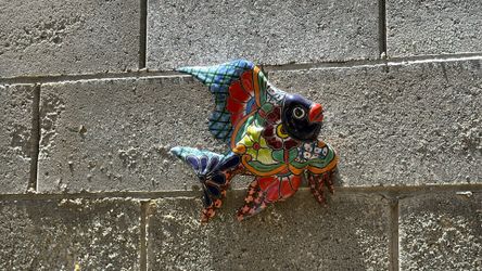 2 Hand Painted Fish