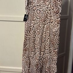 Express chitah print dress