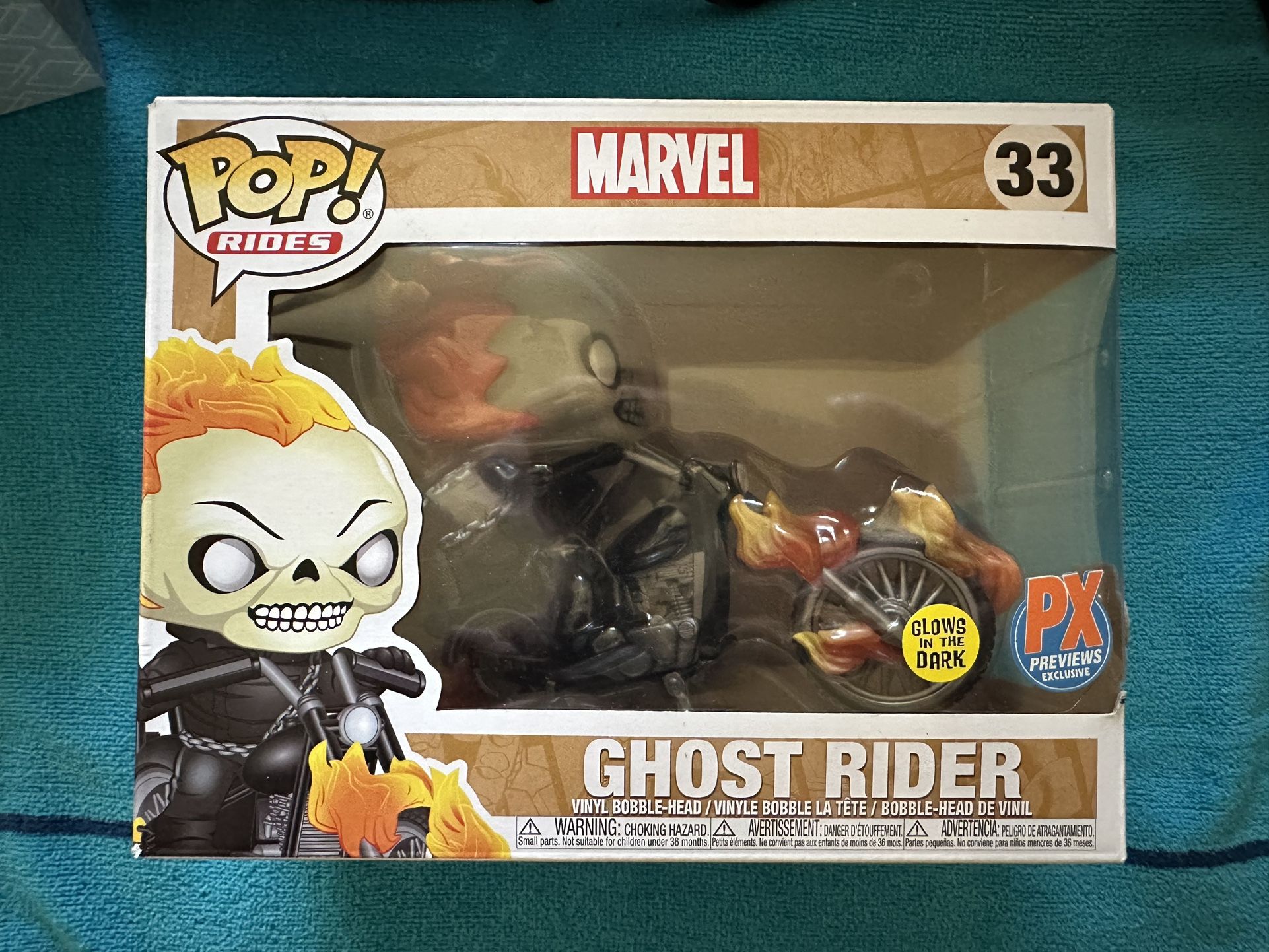 Ghost Rider #33 PX Exclusive Glow In the Dark Funko Pop