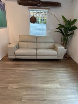 Leather reclining Sofa