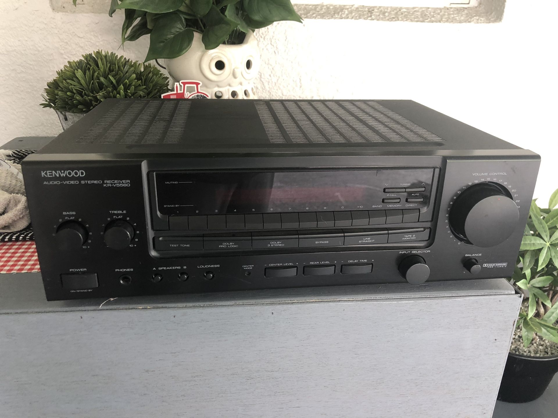 Kenwood Audio Video KR-V5560 AM FM Dolby Pro Logic Stereo Receiver