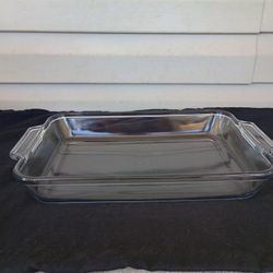 3 Qt Anchor Ovenware Clear  Casserole Dish 9.5" x 13.5"- 3qt
