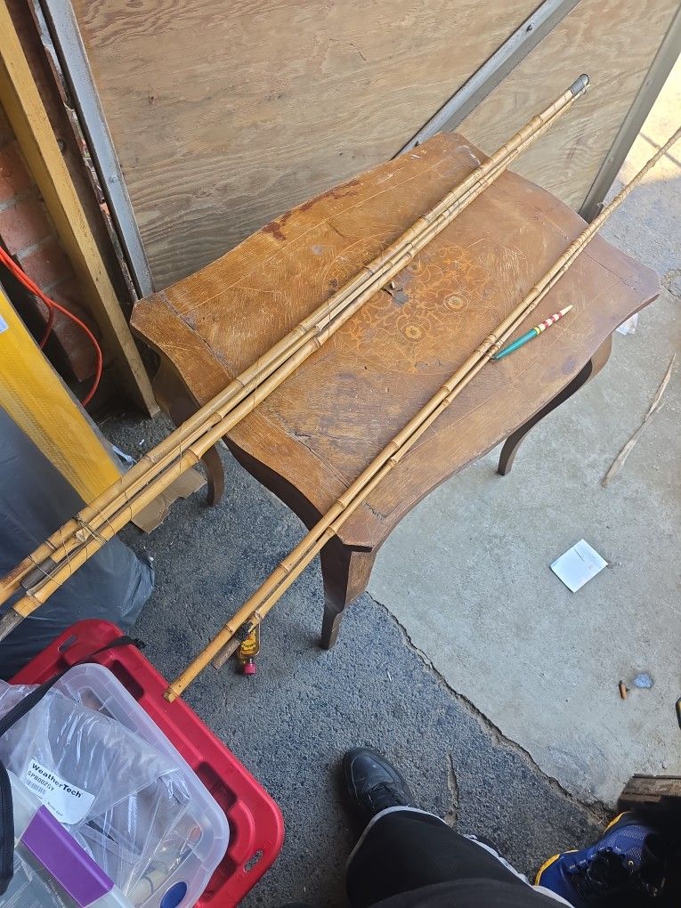 Antique Fishibg Poles