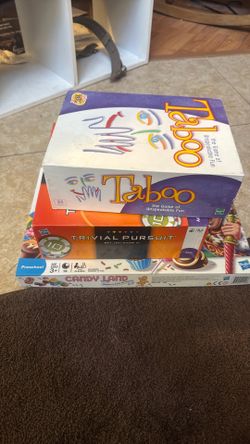 Board Games (taboo, Trivial Pursuit, Candyland)