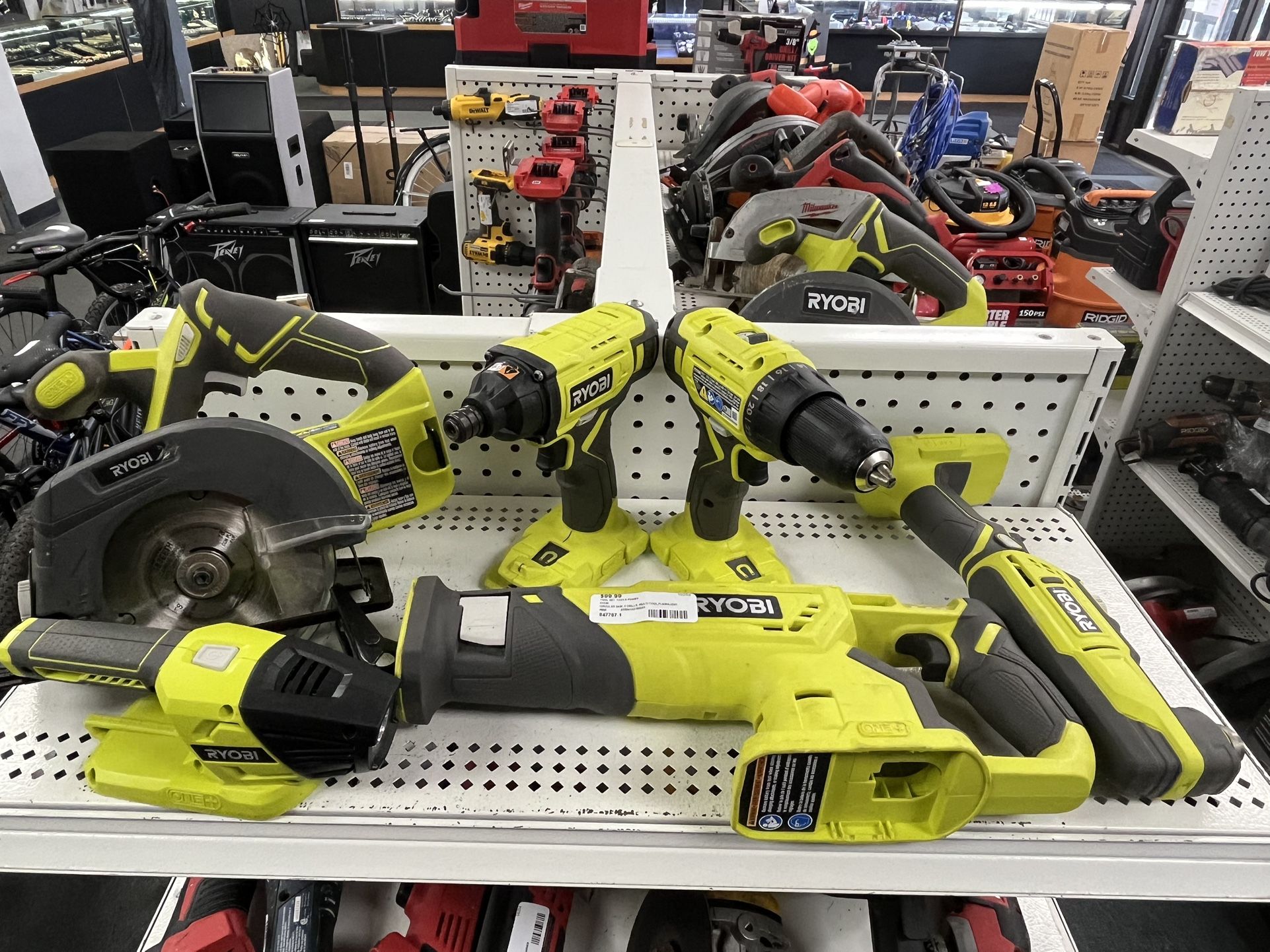6 Pc Ryobi Power Tool Set (847767-1)