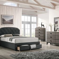 King Bed With Mattress 