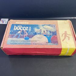 Vintage Regent Bocce Lawn Ball Game With Institutions 