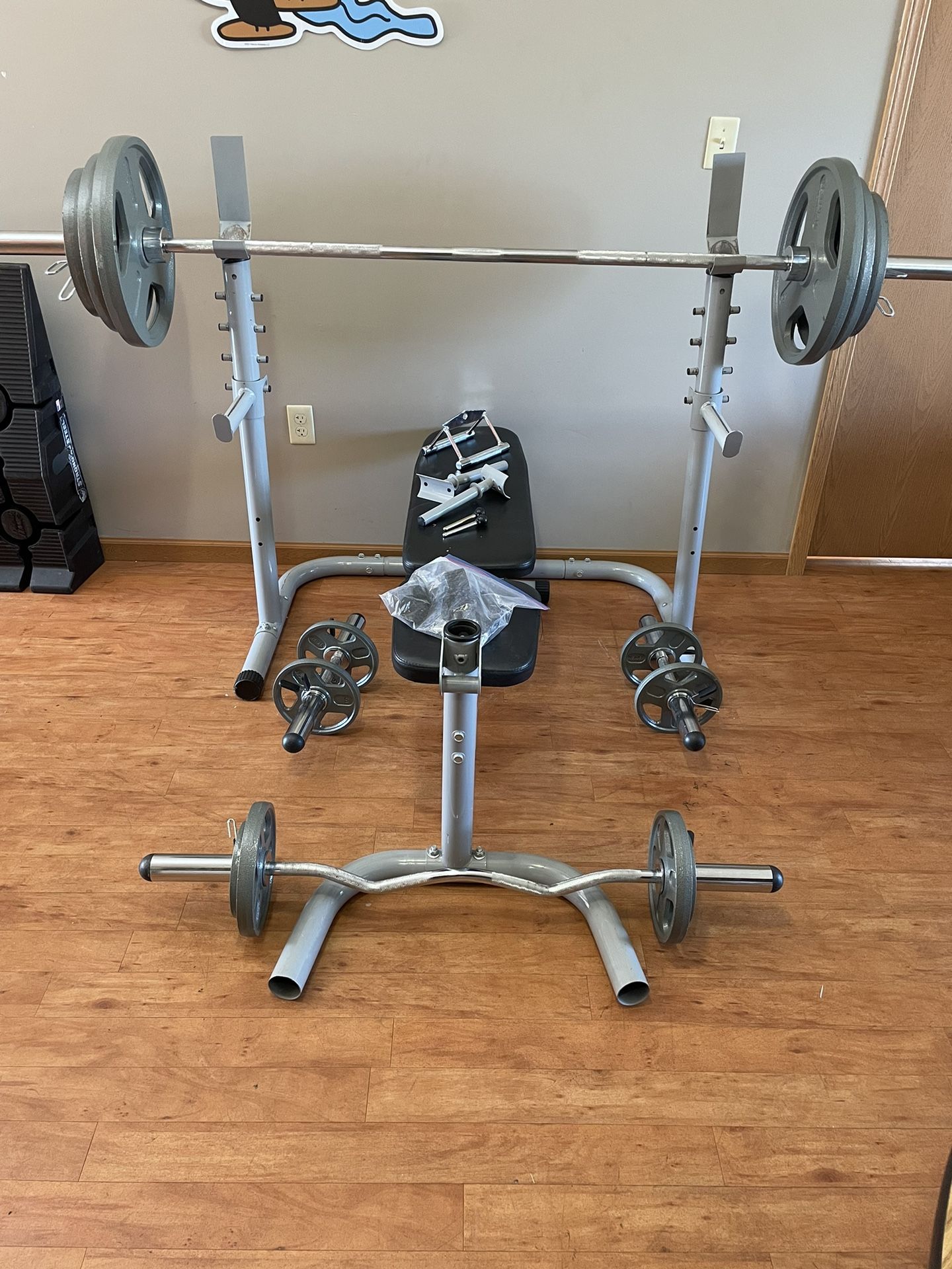 Weight Set and Bench