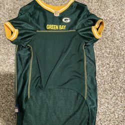 Green Bay Packers dog jersey