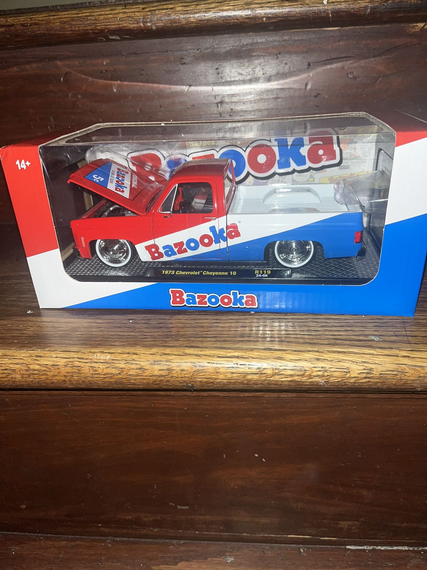ミニカー BAZOOKA 1973 Chevrolet Cheyenne 10 M2 Machines 1973 Chevy Cheyenne Super 10 Diecast, Bedless