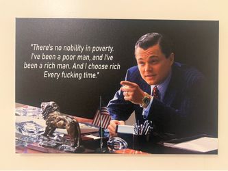 Canvas art Wolf of Wall Street