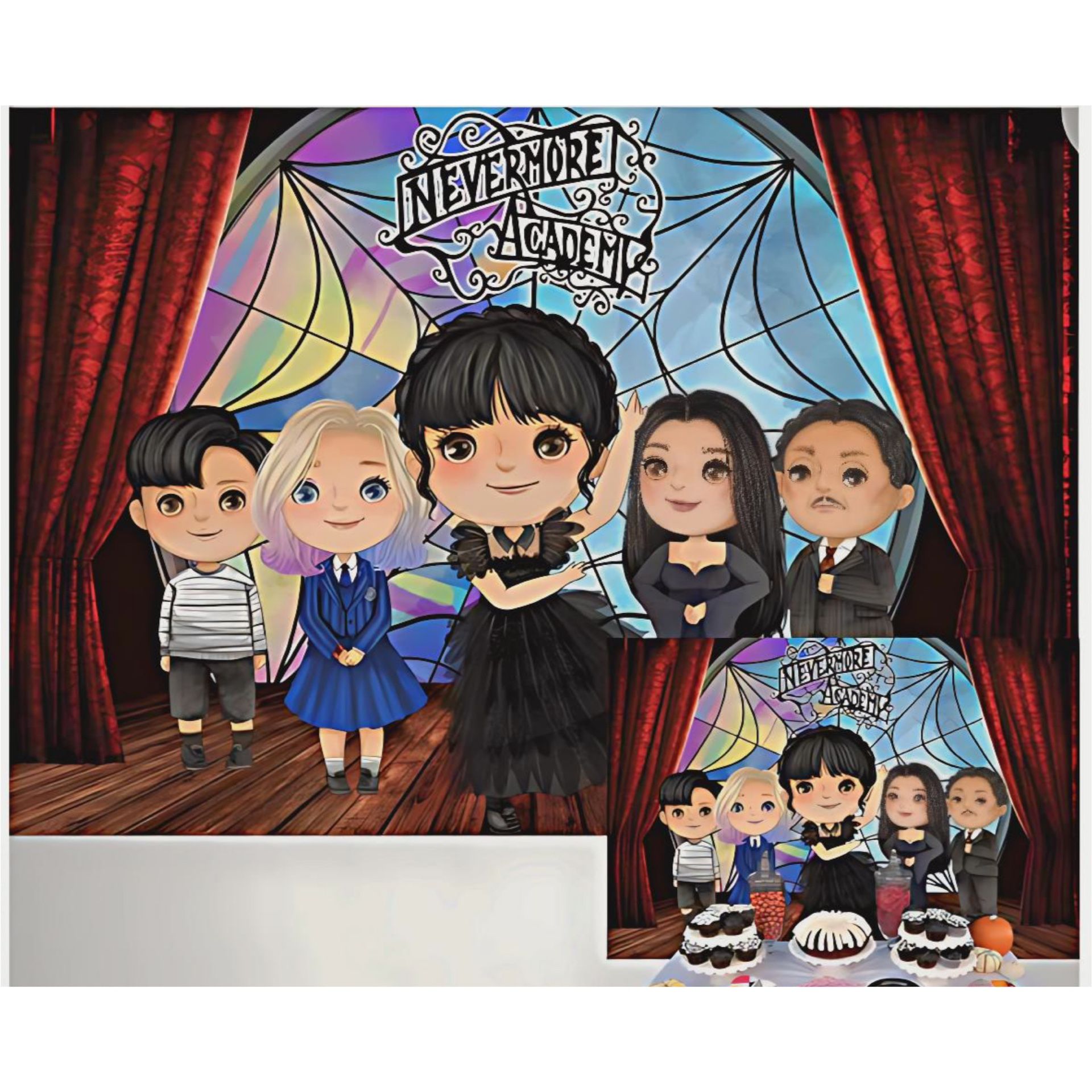 Wednesday Adams Backdrop