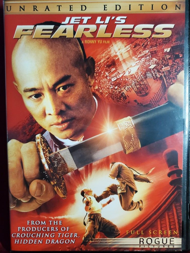 Jet Li's Fearless DVD