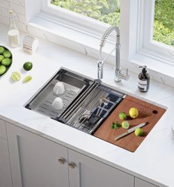 ***NEW 30'' Undermount / Drop-in Single Bowl Stainless Steel Kitchen Sink