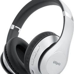 Silver Wireless Bluetooth Headphones