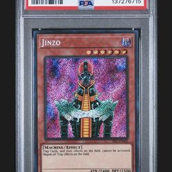 PSA 9 - Jinzo PSV-EN000 Secret Rare 25th Anniversary Edition Yugioh! 2023