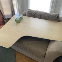 IKEA Curved Wooden Desk